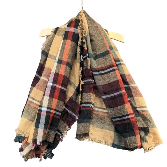 David & Young Women's Shawl Wrap Scarf Multicolor 100% Acrylic - Picture 1 of 11